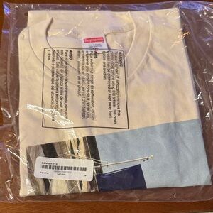 Supreme Banner Tee in Ivory New in Bag